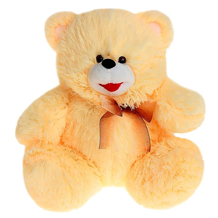 Мягкая игрушка «Медведь с бантом», цвета МИКС - фото 1906825758