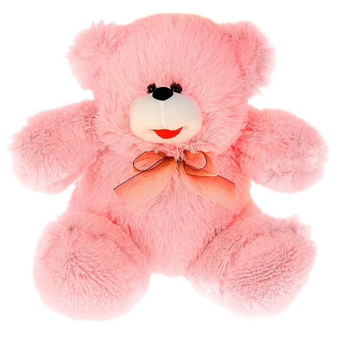 Мягкая игрушка «Медведь с бантом», цвета МИКС - фото 1906825760