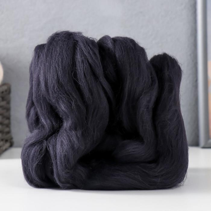 Шерсть для валяния 100% полутонкая шерсть 50 гр (137, моренго) - Фото 1