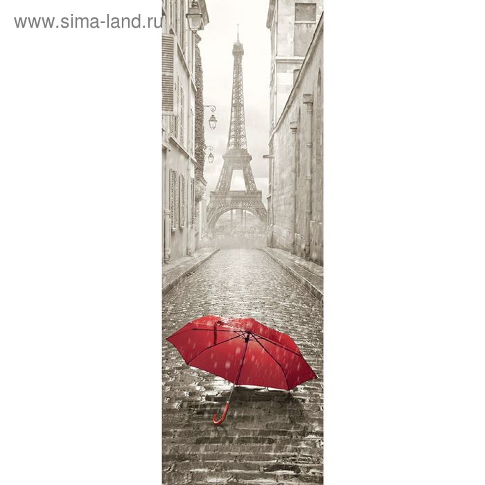 Фотообои "Красный зонтик", 0,9 х 2,7 м - Фото 1
