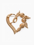 Брошь «Сердце» в ягодах, белая в золоте - Фото 2