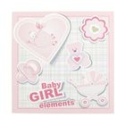 Шкатулка дерево Baby girl elements 20,5х20,5х7,5 см - Фото 3