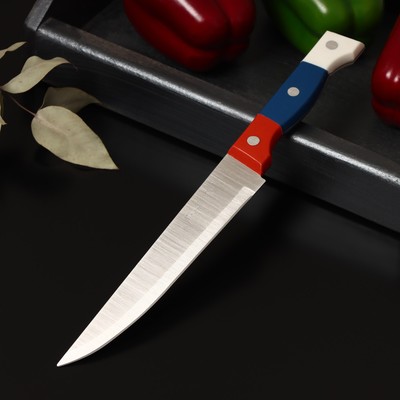 Нож кухонный Доляна «Триколор» лезвие 18 см