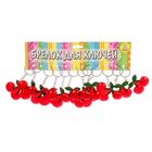 Брелок пластик "Вишенки" 4,7х5,2х0,5 см - Фото 3