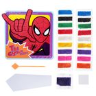 Фреска песком "Ты супер герой", Человек Паук + блёстки - Фото 2