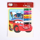 Фреска песком с блёстками «Тачки», 9 цветов - Фото 6