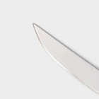 Нож кухонный Доляна «Страйп», лезвие 11,5 см, цвет синий - Фото 3