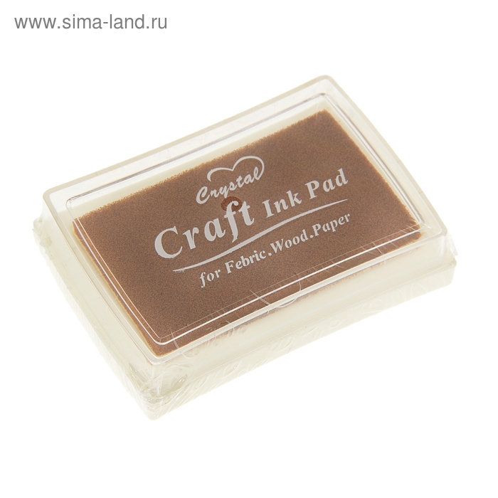 Штемпельная подушка "Бронза" 7,5х5,5х1,8 см - Фото 1