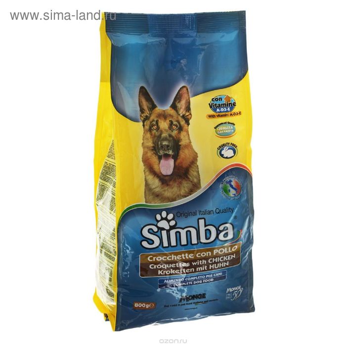 Сухой корм Simba Dog для собак, с курицей, 10 кг. - Фото 1