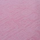 Полотенце махровое ITUMA жаккардовое ЖК140-2-005-029 70*140см Бледно-розовый, хл.,380 г/м - Фото 2