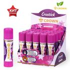 Клей-карандаш, Crown Magic PVP, с цветным индикатором, 8 г - Фото 1