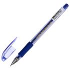 Ручка гелевая Crown HJR-500RNB, чернила синие, узел 0.7 мм, резиновый упор - Фото 5