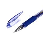 Ручка гелевая Crown HJR-500RNB, чернила синие, узел 0.7 мм, резиновый упор - Фото 7