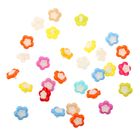 Пуговицы декоративные пластик "Цветочек со вставкой" вес 14,7 гр - Фото 2