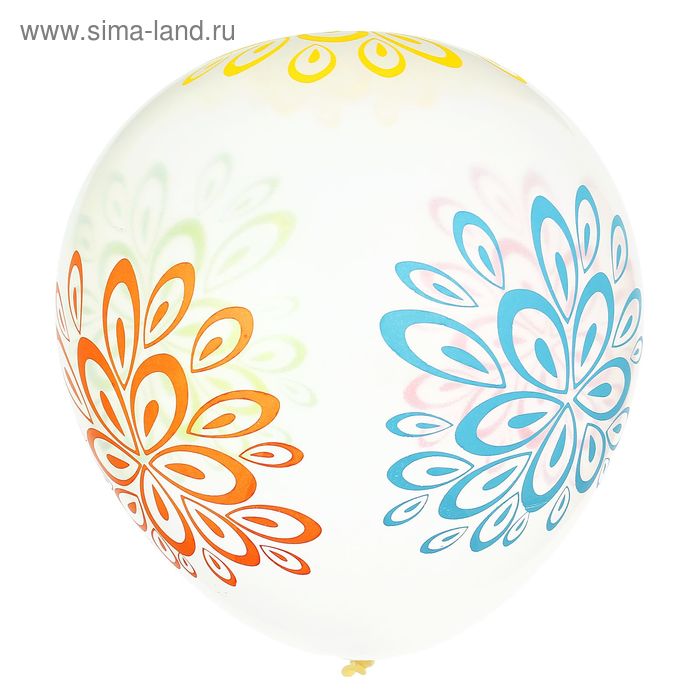 Набор воздушных шаров "Большие цветы"5 шт. 10" - Фото 1