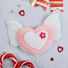 Мягкая игрушка-магнит "Сердце с крыльями", цвета МИКС - Фото 1