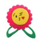 Мягкая игрушка-магнит «Цветочек-смайлик», с лепестками, цвета МИКС - Фото 1