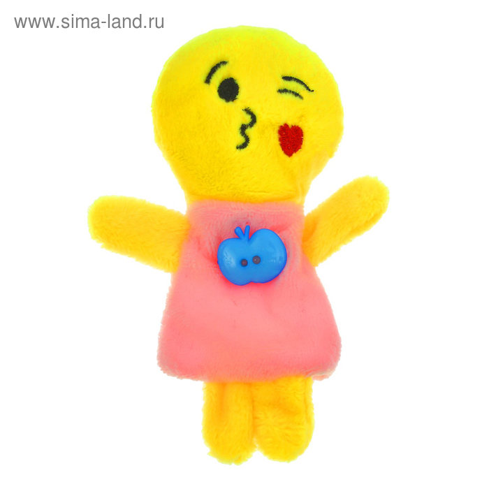 Мягкая игрушка-напальчник «Смайлик» виды МИКС - Фото 1