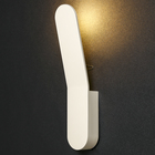 Бра светодиодное «Наримо», 1 лампа 5W основание белый 29,5х6х7,5 см - фото 297813087