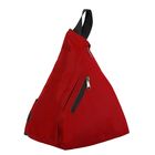 Рюкзак детский на молнии, 1 отдел, 1 наружный карман, красный/чёрный - Фото 2