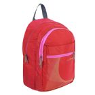 Рюкзак молодёжный на молнии, 2 отдела, 2 наружных кармана, красный - Фото 2