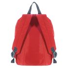 Рюкзак молодёжный на молнии, 2 отдела, 2 наружных кармана, красный - Фото 3
