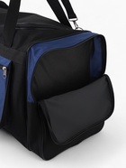 Сумка дорожная на молнии, 3 наружных кармана, длинный ремень, чёрная, синяя - Фото 7