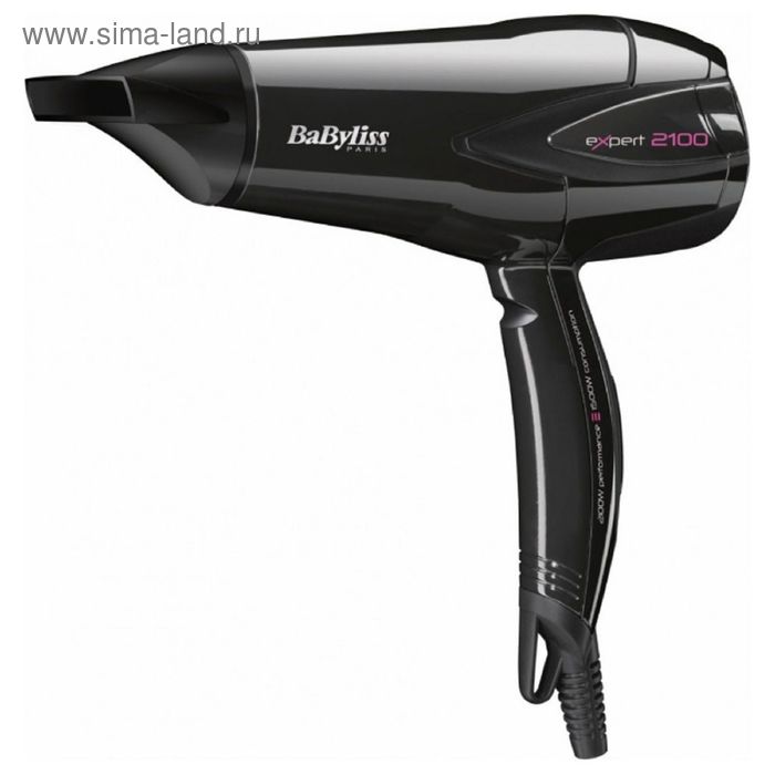 Фен BaByliss D 322 WE, 2100 Вт, 2 скорости, 2 температурных режима - Фото 1