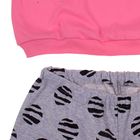 Комплект для девочки (фуфайка, брюки) "80 cute", рост 158-164 см (40), цвет розовый/серый (арт. Р257833_Д) - Фото 4