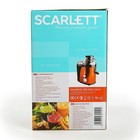Соковыжималка Scarlett SC-JE50S16, 850 Вт, 2 скорости, оранжевая - Фото 8