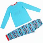 Пижама для мальчика "Паровозик", рост 98-104 см (28), цвет бирюзовый (арт. Р207855_Д) - Фото 8