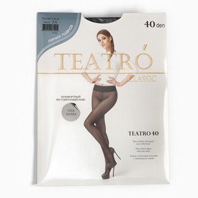 Колготки женские Teatro 40, цвет чёрный (nero), размер 2 1638125