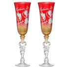 Набор бокалов для шампанского 190 мл "Совет да любовь", 2 шт, на ножке, в подарочной упаковке - Фото 1