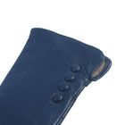 Перчатки женские, комбинированные, матовые, размер 6,5, синие - Фото 3