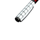Ручка подарочная, шариковая "Мозаика" в пластиковом футляре, поворотная, бордово-белая - фото 8211993