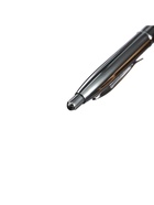 Ручка подарочная Calligrata «Джокер», шариковая, автоматическая, в футляре кожзам, корпус серебристый  (артикул 240544)  большой выбор товаров оптом и в розницу по низким ценам с доставкой