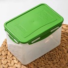 Контейнер пищевых Good & Good, с герметичной крышкой , 2,2 л, цвет прозрачный, крышка МИКС - Фото 2