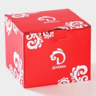 Чайная пара Доляна «Томная роза», 2 предмета: чашка 250 мл, блюдце d=14 см, керамика, белая - Фото 7