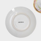 Набор чайный керамический на металлической подставке Доляна «Садовый дворик», 13 предметов: 6 чашек 200 мл, 6 блюдец d=14.1 см, чайник 1 л ㅤ - Фото 11