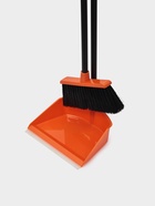 Щётка для пола с совком «Ленивка», 19,5×25×90 см, оранжевая - Фото 7