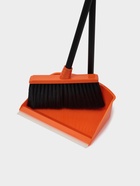 Щётка для пола с совком «Ленивка», 19,5×25×90 см, оранжевая - Фото 8