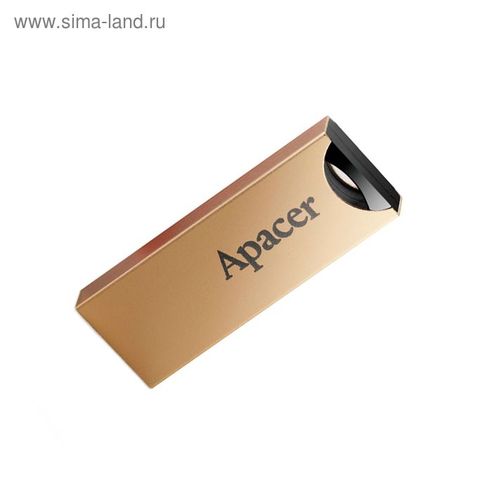 Флешка Apacer AH133, 8 Гб, USB2.0, чт до 25 Мб/с, зап до 15 Мб/с, цвет золото - Фото 1