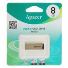 Флешка Apacer AH133, 8 Гб, USB2.0, чт до 25 Мб/с, зап до 15 Мб/с, цвет золото - Фото 3