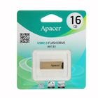 Флешка Apacer AH133, 16 Гб, USB2.0, чт до 25 Мб/с, зап до 15 Мб/с, цвет золото - Фото 3