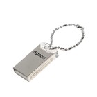 Флешка Apacer AH111, 32 Гб, USB2.0, чт до 25 Мб/с, зап до 15 Мб/с, цвет серебро - Фото 1