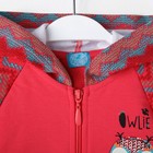 Куртка для девочки "Веселые совы", рост 116 см (60), цвет коралловый, принт орнамент (арт. ДДД920258н_Д) - Фото 2