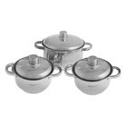 УЦЕНКА Набор кастрюль: ГРЕТТА 1.8 л + 2.5 л + 4.5 л 1640707