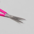 Ножницы маникюрные, широкие, загнутые, 9 см, цвет МИКС - Фото 2