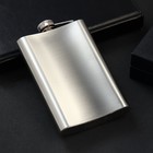 Фляжка «Напиток настоящего мужика», 270 мл, серебристая - Фото 2
