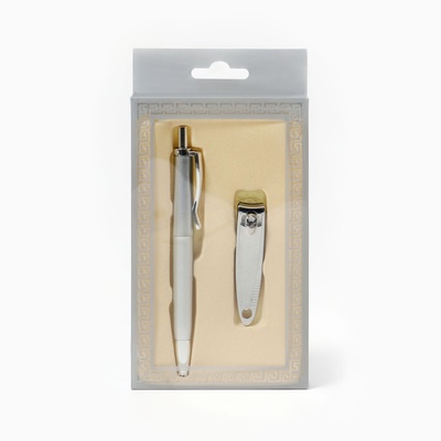 Набор подарочный 2 в 1, ручка, кусачки